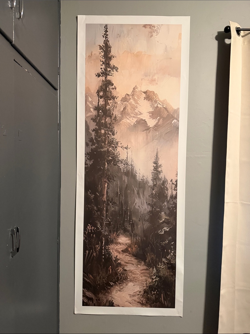 New large Mountain canvas.